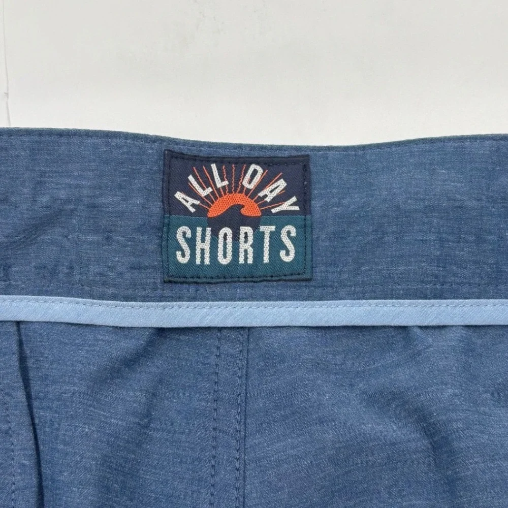 Faherty All Day Shorts Men's 38 Blue Stretch 9